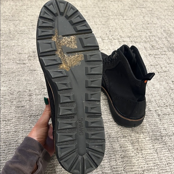 Swims Motion Black Suede Country Boot 10